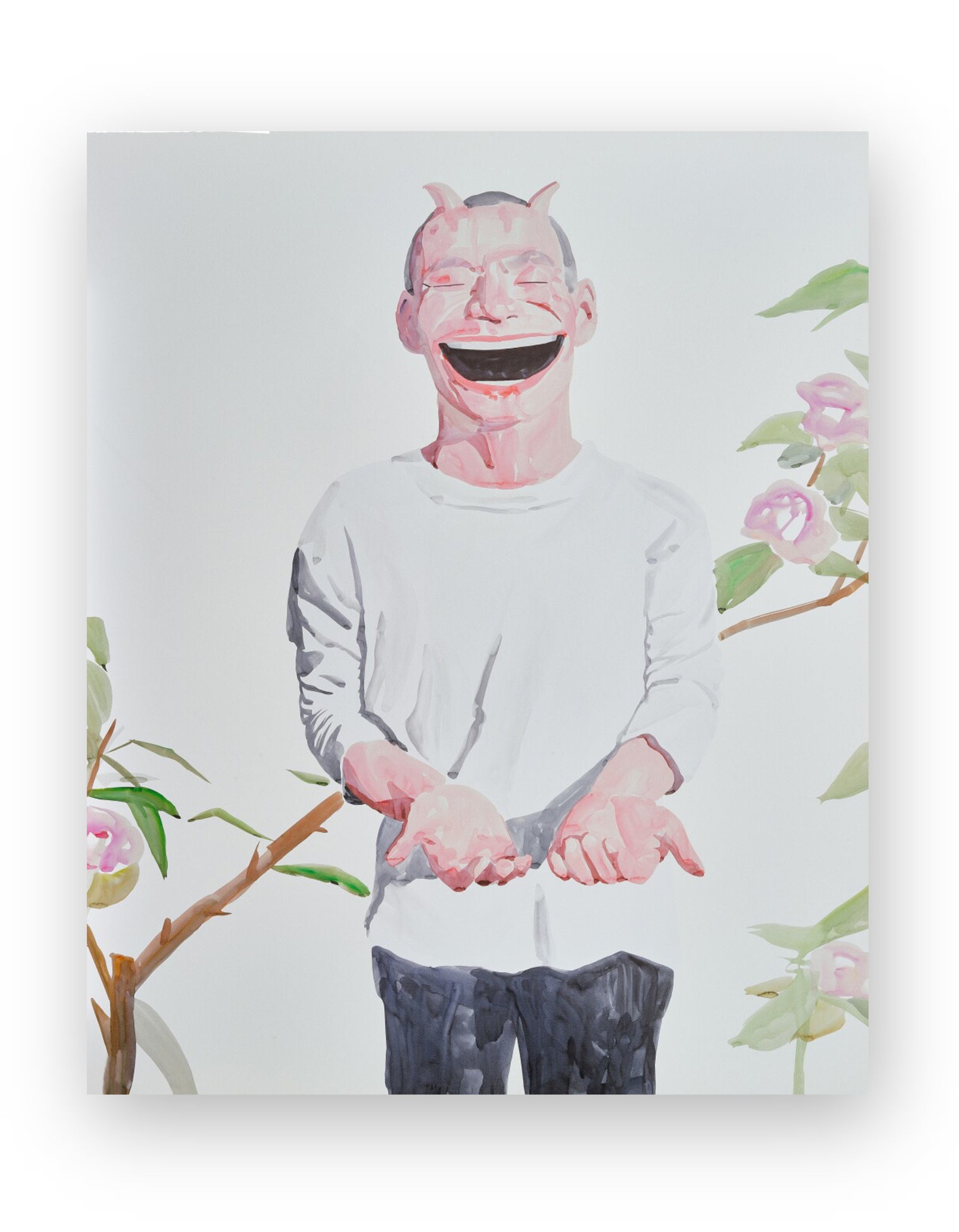 Yue Minjun - Smile-ism No.22 (FRAMED)