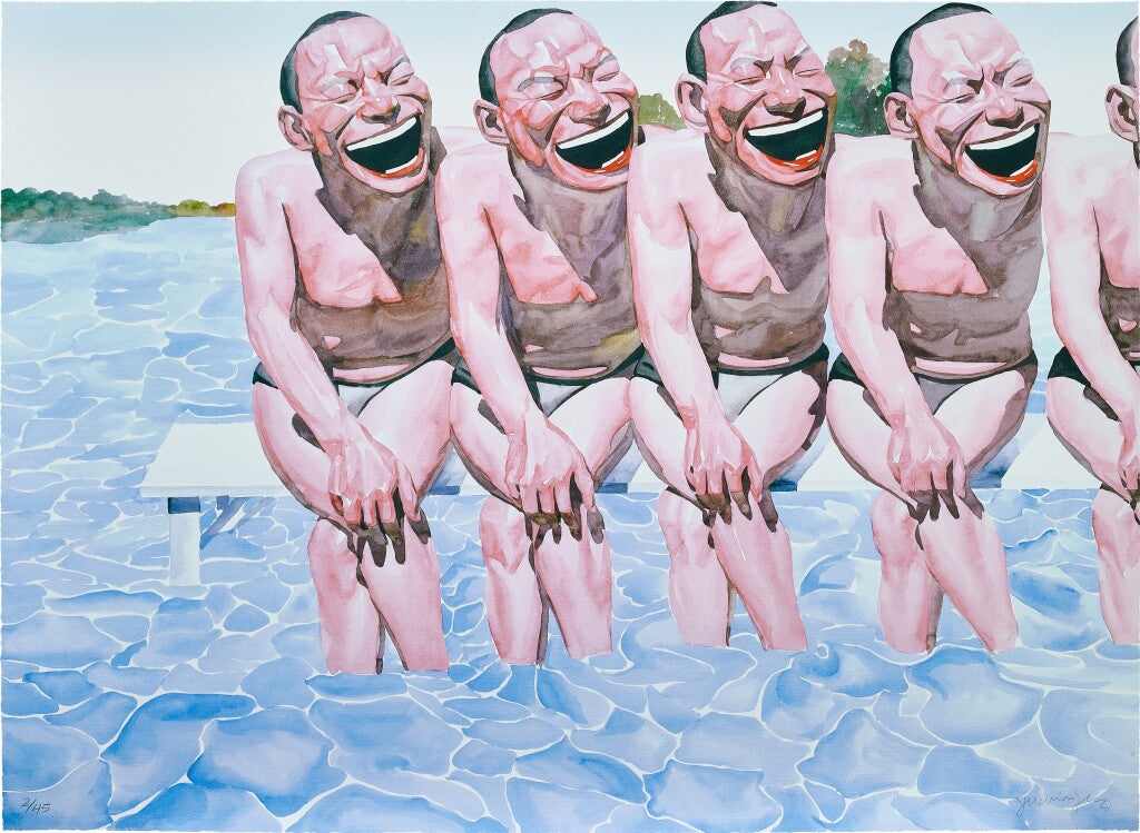 Yue Minjun - Smile-ism No.7